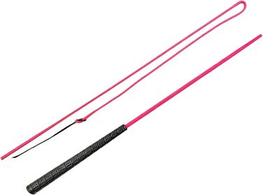 Братка для коней: гумова батаска, 120 см, рожева. Ідеально для їзди верхи та бодіворку.