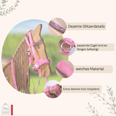 Зауваження для іграшкових коней PFIFF 'Lotty' (103126), універсальний розмір, фіолетовий