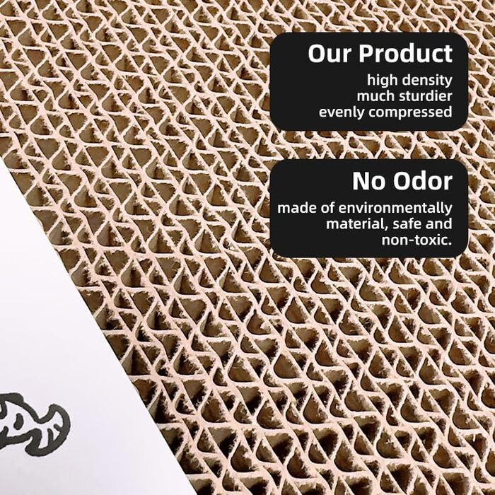 Кігтеточки для котів 2 шт. з картону L&W BROS. 3-в-1: кігтеточка, іграшка-ноутбук, м'яка мишка та дзвіночок