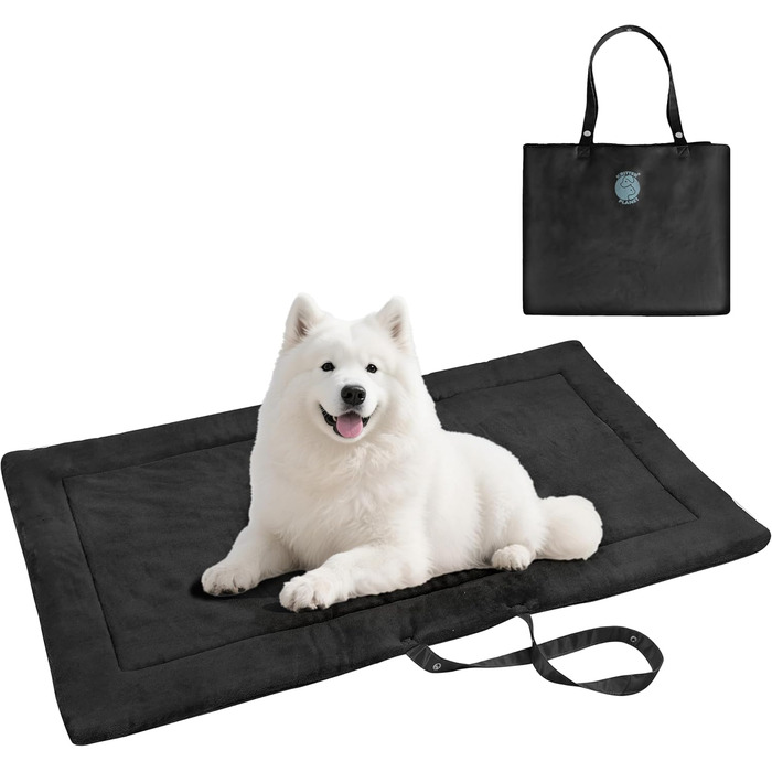 Водонепроникний килимок для собак Pawsse: для подорожей, авто, кемпінгу. Сірий (127 x 70 см)