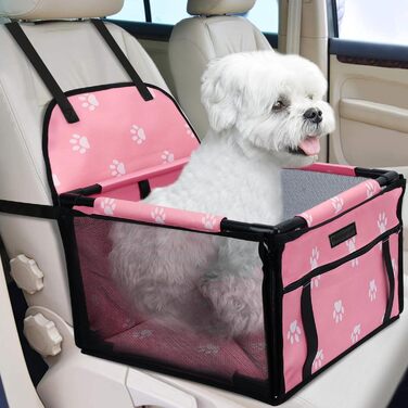 Сидіння для собак PetsHome у авто, складне, водонепроникне, дихаюче, оксфорд, з 12 ПВХ трубками, автокрісло-бустер для малих і середніх собак і цуценят