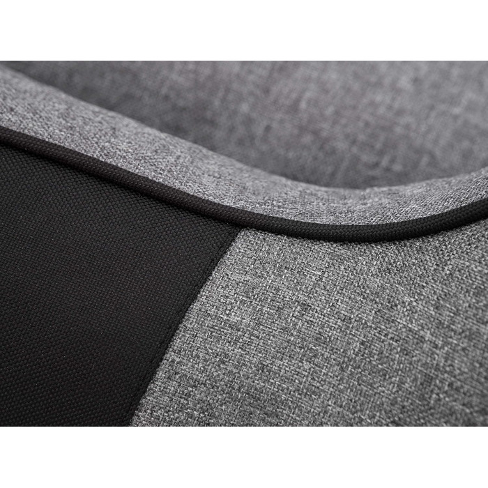 Крісло-ліжко для собак XL, 85x65 см, сіре - м'яке лежання для вашого улюбленця