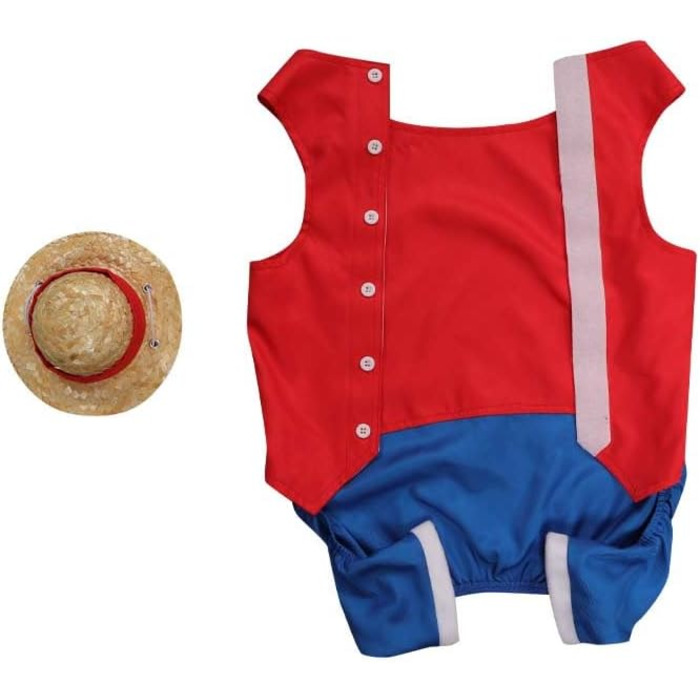 Костюм для собак, кумедний, косплей, костюми на Хелловін, червоний, поліестер, розмір Small