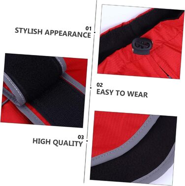 Водонепроникний дощовик для собак BESPORTBLE - надійний захист від дощу та вітру. Регульований дощовик для собак, підходить для прогулянок восени та в дощову погоду.