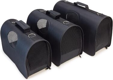 Транспортна сумка для тварин Arquivet чорного кольору, L (52 x 28 x 29 см) - для собак, котів, цуценят