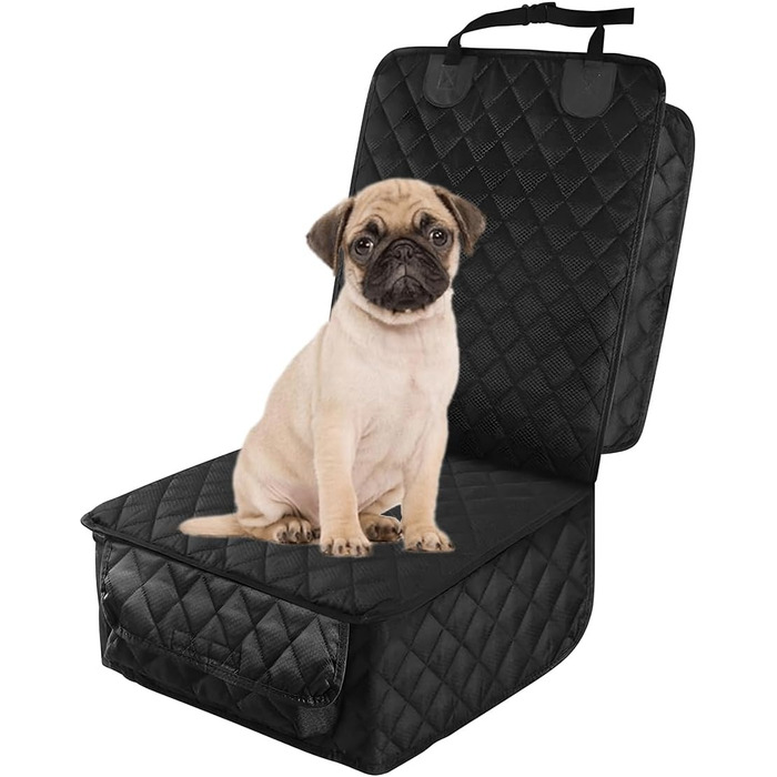 Чохол на автокрісло для домашніх тварин JNNJ, водонепроникний, підходить для всіх авто та SUV (чорний)