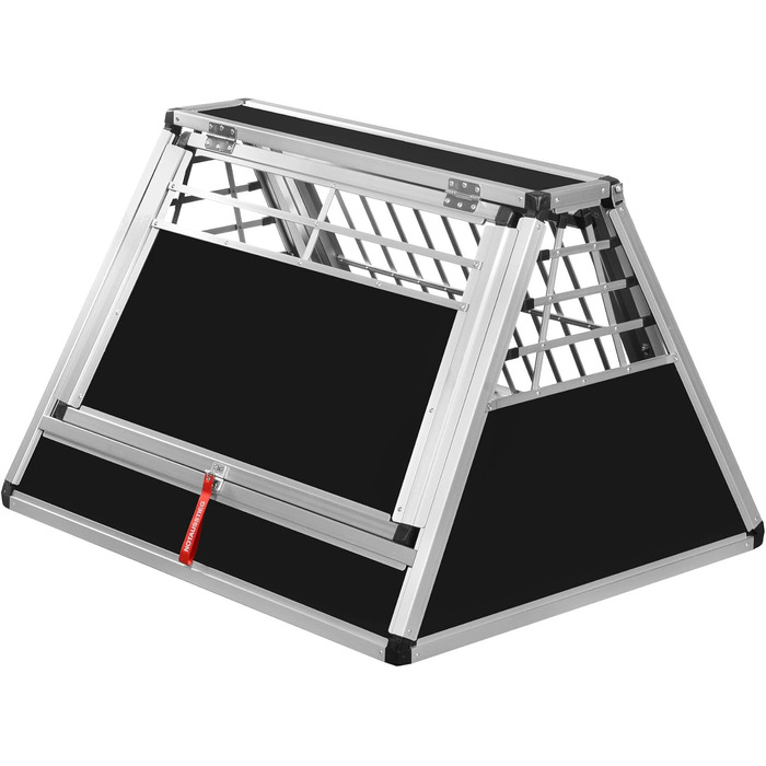 Транспортний бокс Transportbox N59 для собак, алюміній, 82x98x65 см, з аварійним виходом та захистом бампера