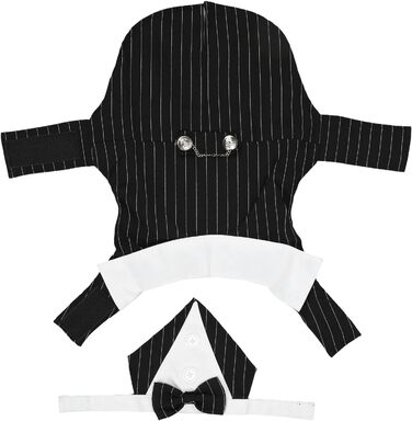 Елегантний костюм для собак Qcwwy: класичний вечірній наряд для собак (M)