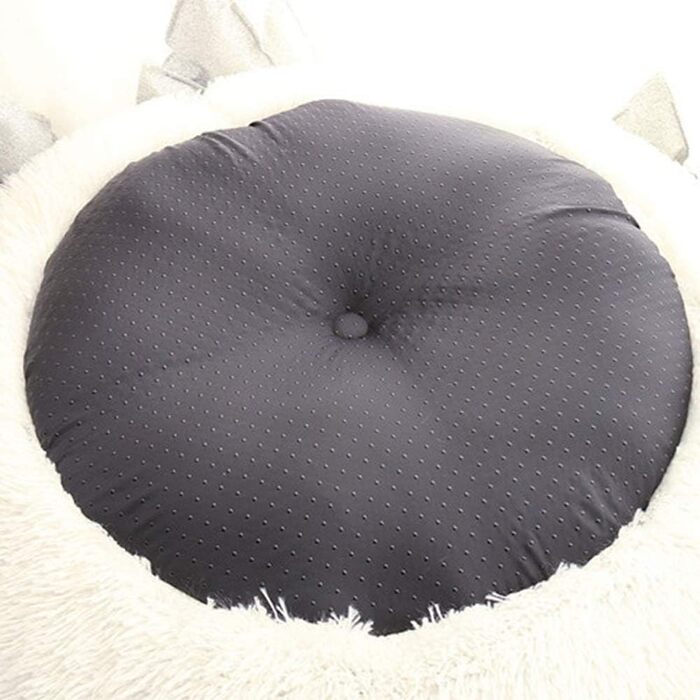 Кругла лежанка для собак та котів Snug Comfort, гніздова, самонагріваюча, з м'яким подушкою, для кращого сну