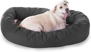 Лежак для собак Majestic Pet Bagel, 24 дюйми, сірий