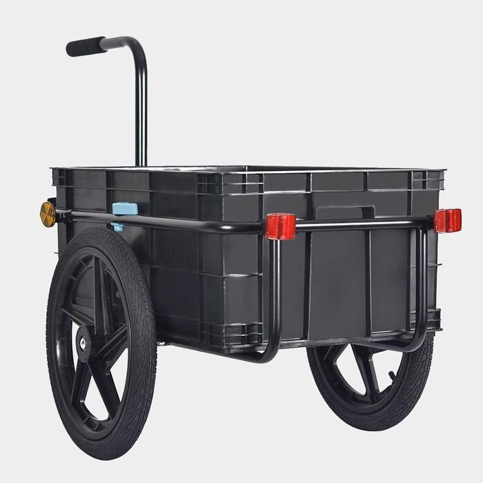 Велосипедний причіп Tiggo VS Plus з вантажною коробкою 70 літрів (причіп-вантажівка)