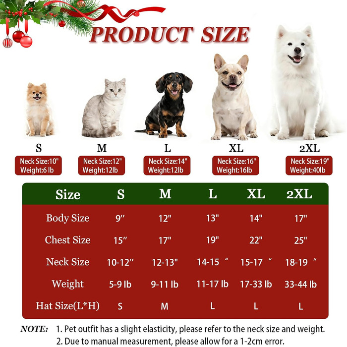 Костюм ковбоя для домашніх тварин: одяг для собак та котів, набір з костюмом, банданою та міні-ковбойським капелюхом, червоний, розмір M