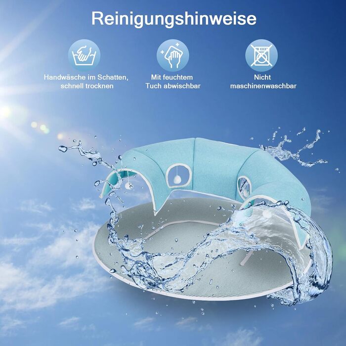 Туннель для котів Ownpets з ліжком, килимком-охолоджувачем та іграшкою, діаметр 25 см