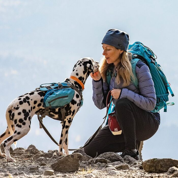 Сумка для тренування собак Kurgo Keksbeutel, червона, з кліпсою та карабіном