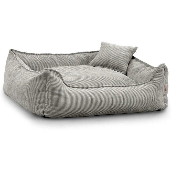 Gutekissen® Lucky – М'яке ліжко для собак, зелено-сіре, XS (55x40 см) – Легко миється, з поліуретановою начинкою