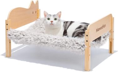 Підвісне ліжко-гамак MEWOOFUN для котів і маленьких собак, 55x40 см, підлогове, меблі для котів, подарунок для домашніх тварин