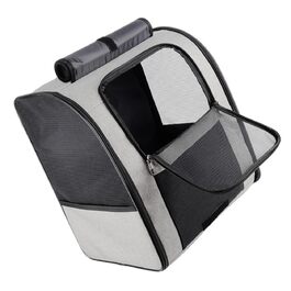 Рюкзак-переноска для котів Garvalon з дихаючого Оксфорду, великої місткості, практичний, для транспортування котів та маленьких домашніх тварин, з боковими кишенями, зручний та міцний для подорожей