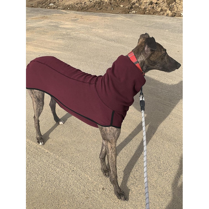 Теплий пуловер для собак Imily Bela з флісу, накидка, жилет, куртка для собак, зимовий одяг для малих, середніх та великих собак, бордовий, XL