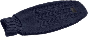 Hunter Hundepullover GENF, темно-синій, розмір 45: теплий, м'який, з перекидним коміром