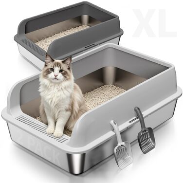 Ліжко-лежанка для котів Edestah Katzenko з ковдрою, розмір XX (XL), набір 2 шт.