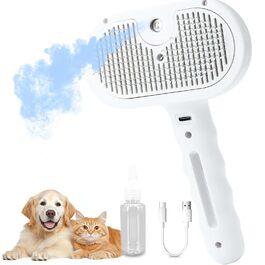 Парові щітки для котів та собак, масажні щітки з водяним туманом для догляду за шерстю