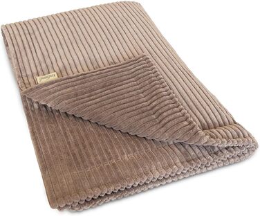 Лежанка для собак Knuffelwuff Timor 80x60 см - м'яка, зручна, легко миється, для великих, середніх та маленьких собак, коричнева