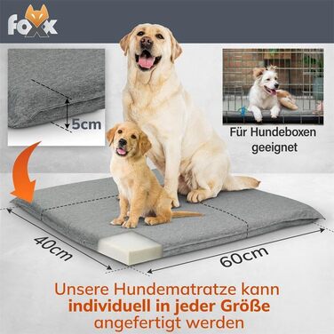 Килимок для собак та котів Foxx, водовідштовхувальний, Outdoor, антрацит, 60x40x6 см