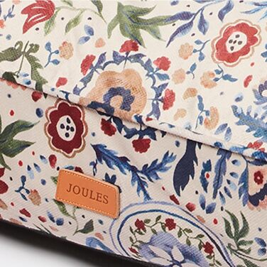 Килимок для собак Rosewood x Joules Festival Floral - розкішне ліжко для середніх собак, миється, з антиковзким дном