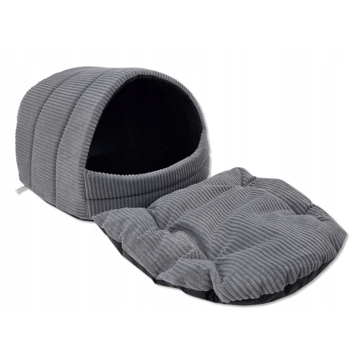 Будка для собак Odol-Plusz, чорна, 45 см x 50 см