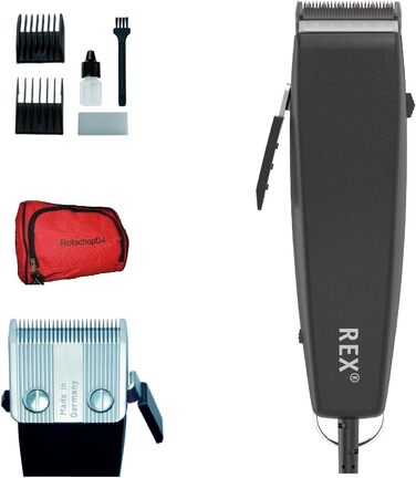 Професійна машинка для стрижки собак Rotschopf24 Edition 40060 з мульти-кліком. Тиха та потужна. У комплекті сумка.