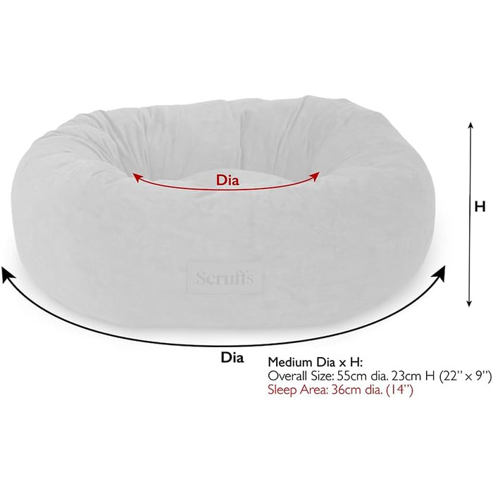 Нашийник для собак Scruffs Oslo Ringbett, розмір M, 55 см, сірий