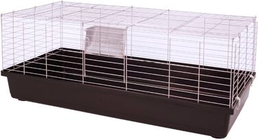 Клітка для кроликів і морських свинок Sammy 120, сріблясто-чорна