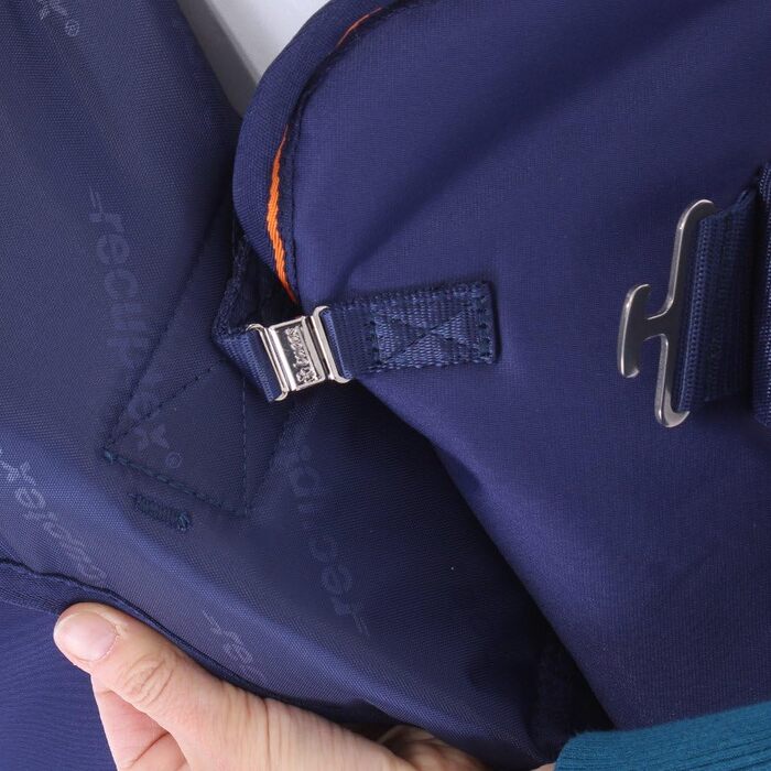 Терапевтичний ковдру Bucas Therapiedecke 145 Navy/Orange