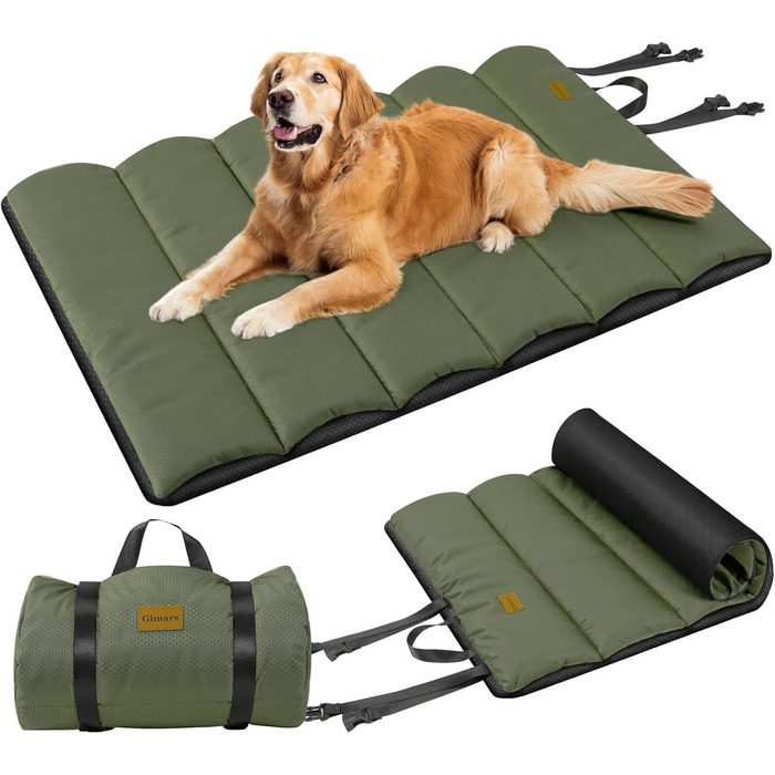Гімcарс: Лежанка для собак на вулицю з водонепроникною плівкою, легка в розкладанні, для великих та середніх собак, портативна, складана, миється