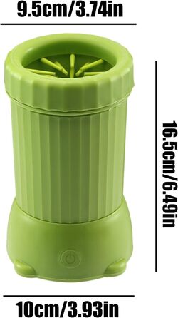 Автоматичний очисник лап для собак Vhjlfig: USB-зарядка, для середніх собак, ідеально для прогулянок та подорожей