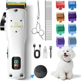 Професійна машинка для стрижки собак Leise з нержавіючої сталі, для густого та кучерявого хутра