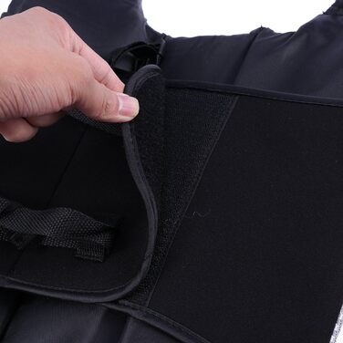 Рятувальний жилет для собак POPETPOP, регульований, дихаючий, з ручками та швидкою застібкою, блакитний (M)