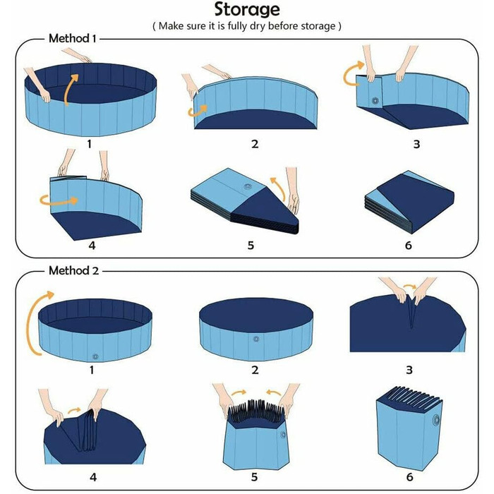 Buy-Simplicity® басейн для домашніх тварин 80×21 см, міцний, не потребує надування, стійкий до проколів, для охолодження собак