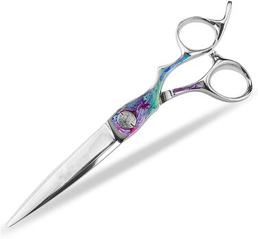 Професійна ножиця для грумінгу собак та котів, 17.8 см (6.8 дюйми), пряма, з регулюванням, для догляду за шерстю