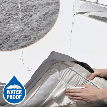 Ортопедичне собаче ліжко Comfort Expression для великих собак. Водонепроникне, зручне, знімний чохол, сірий колір. Розмір: 91 x 69 x 19 см