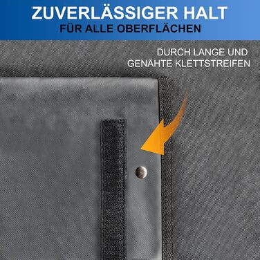 Водонепроникний килимок для собак у машину WhizProducts® – захист для заднього сидіння, фіксація, для подорожей та транспортування. Міцний килимок для заднього сидіння автомобіля (багажник)