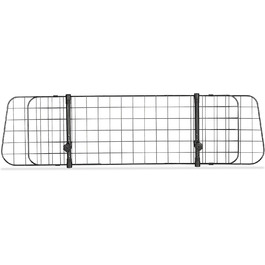 Сітка для собак у машину Relaxdays, перегородка, регульована ширина, чорна, 32 x 92-136 см
