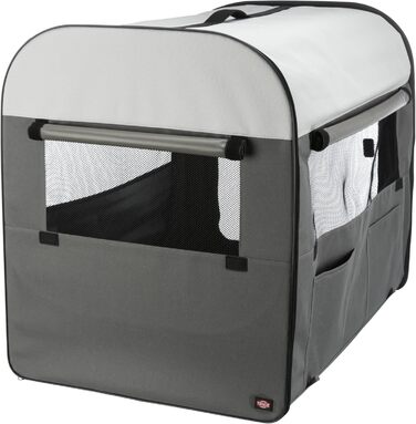 Мобільний переносний вольєр Trixie 39704, середній, 55×65×80 см, сірий