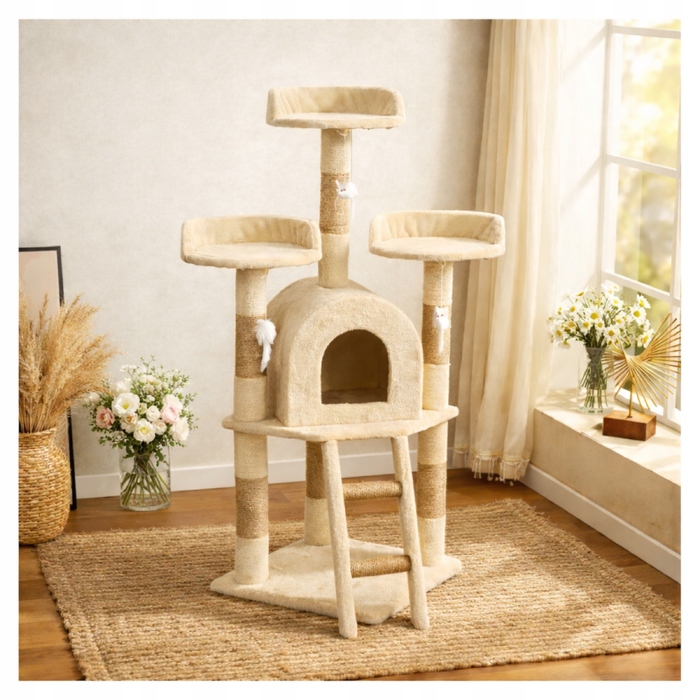 Високий когтеточка-вежа Homeek 101, 160 см