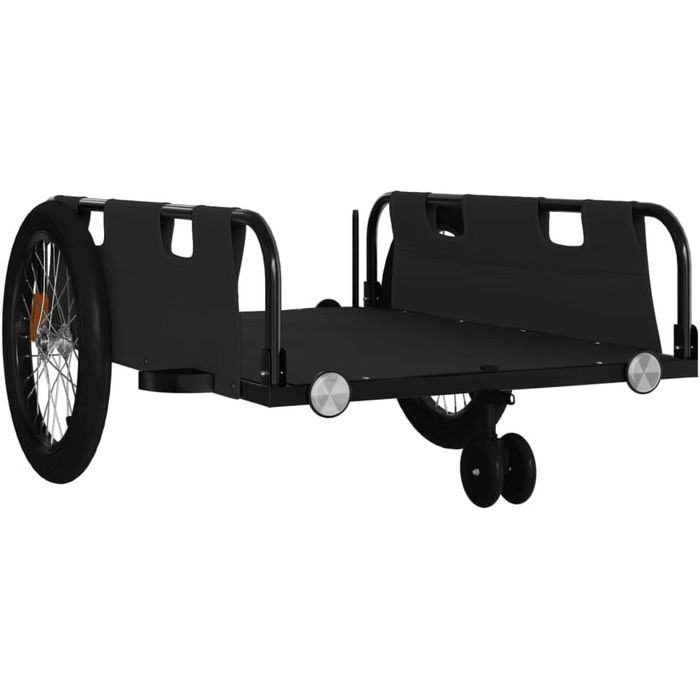 Причіп для велосипеда, вантажний, чорний, 135 x 68 x 37 см від vidaXL