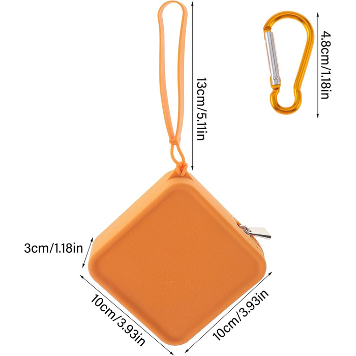 Силіконові пакети для ласощів, 2 шт., жовтий та помаранчевий