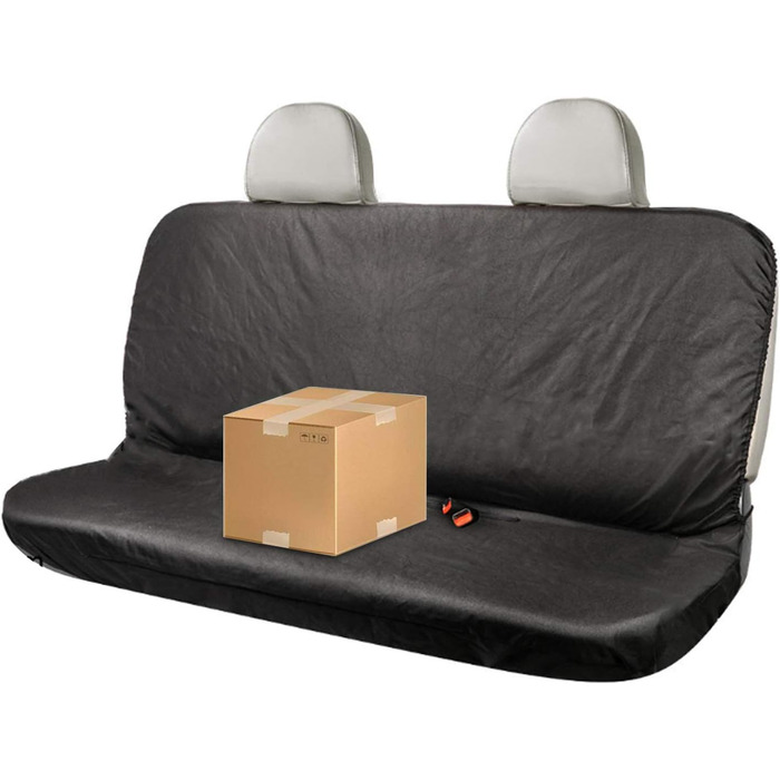 Захист вантажного простору автомобіля CICMOD: килимок у багажник для собак, антиковзкий, чорний (заднє сидіння)