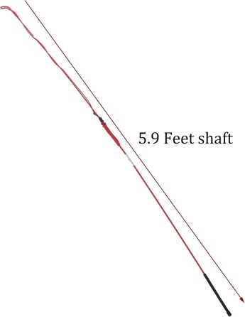 Навчальний бамбуковий жезл для собак та коней, 1,5 м та 1,8 м, роздільний (червоний)