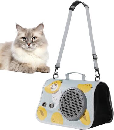 Транспортна сумка для котів, переноска для тварин – органайзер для подорожей з плечовими ременями для піших прогулянок, кемпінгу, подорожей та в дорогу