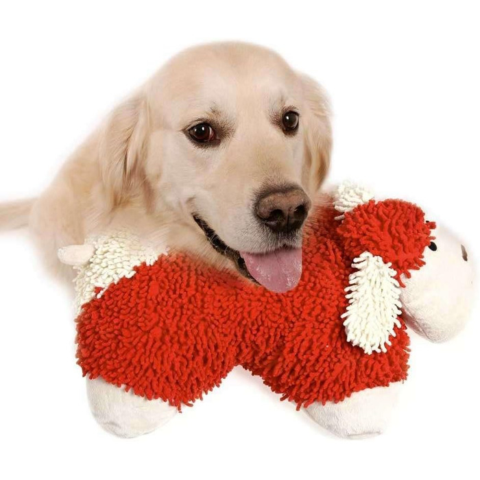 Karlie Dogmaxx Sleep&Play 2 в 1: лежанка-ліжко для собак, червоно-біла, 40 x 40 см